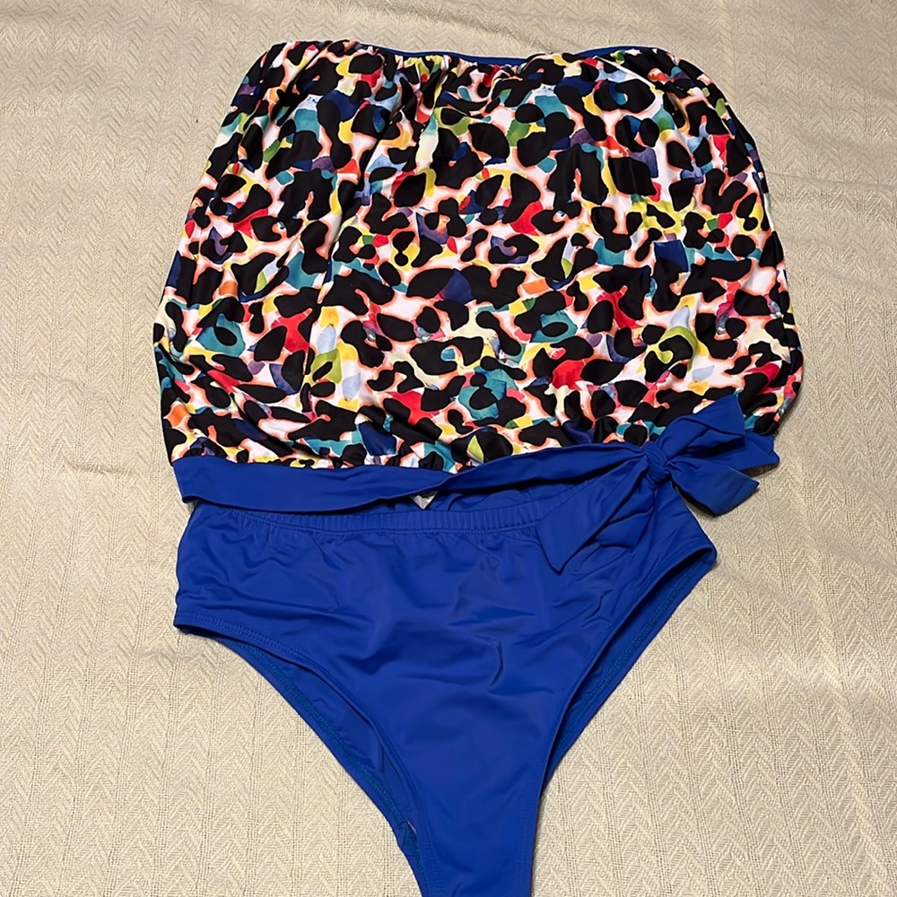 Multicolor Tankini